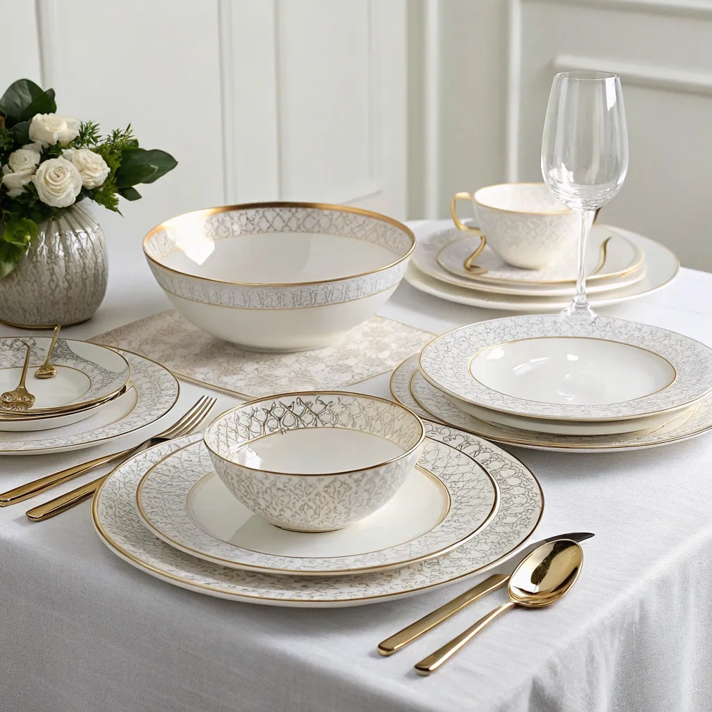 Elegant dinnerware set